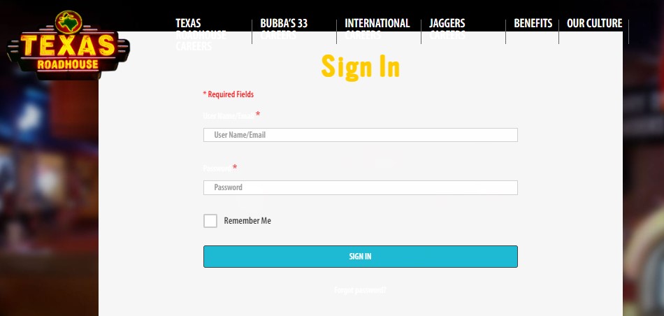 Texas Roadhouse Employee Login