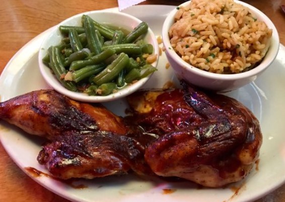 Texas Roadhouse Grilled BBQ Chicken and Sirloin