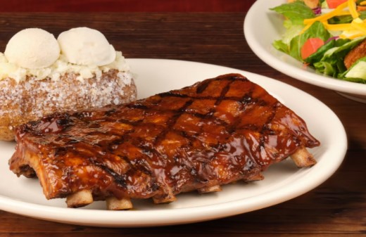 Texas Roadhouse half Slab Ribs